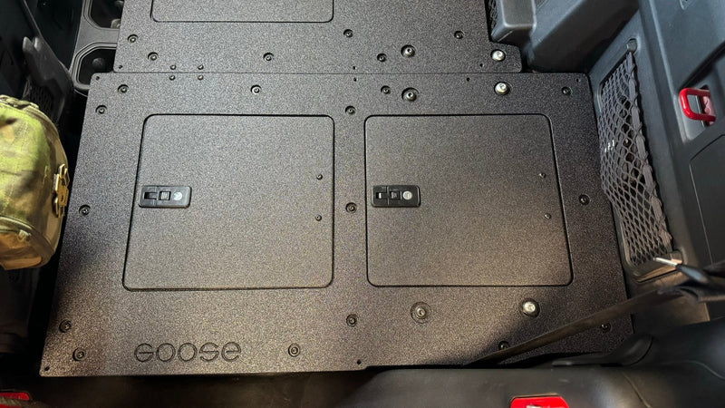 Load image into Gallery viewer, Jeep Gladiator 2019-Present JT 4 Door - Second Row Seat Delete Plate System - High Platform
