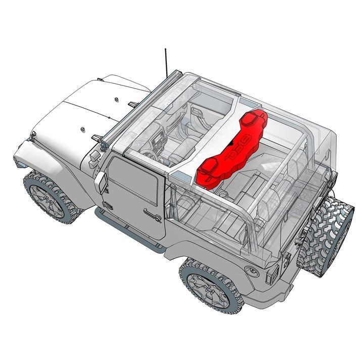 Load image into Gallery viewer, Jeep JL/JLU,JT Overhead Bar System Fits 4 X 8" Speakers (Not Included) and 4 X Tweeters PRO-TW4L and Harness Included

