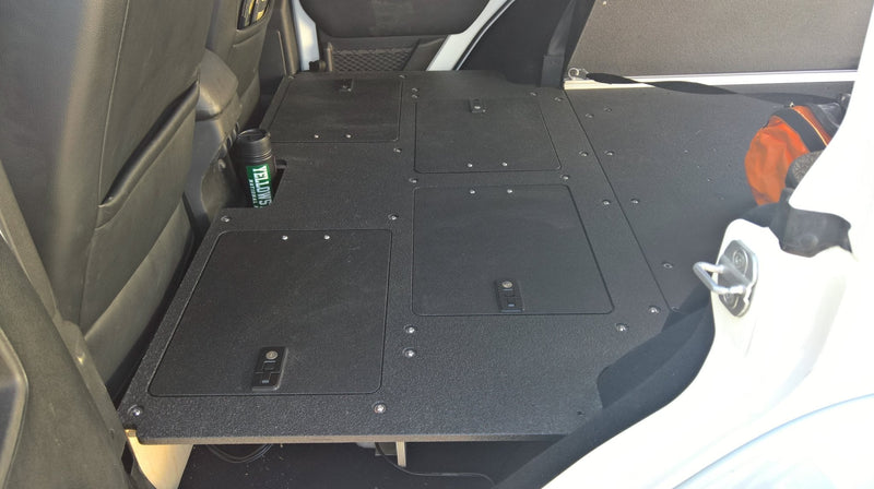 Load image into Gallery viewer, Legacy Product - Jeep Wrangler 2007-2018 JKU 4 Door - Second Row Seat Delete Plate System
