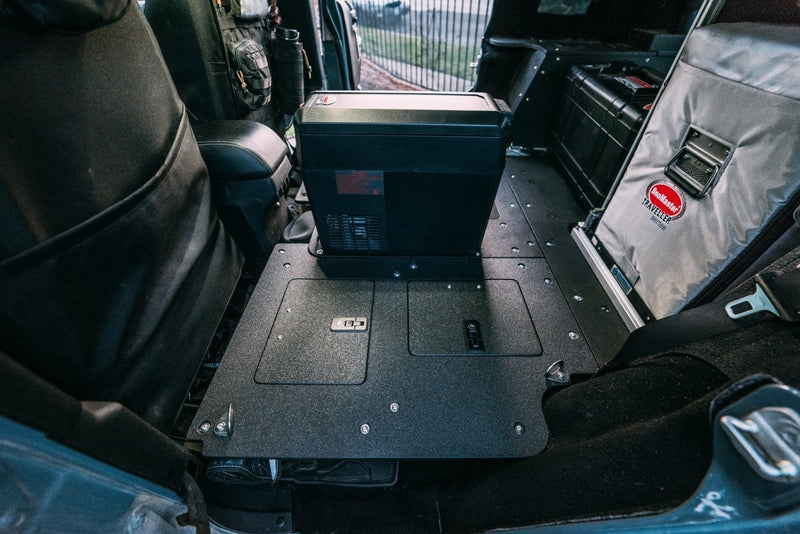Load image into Gallery viewer, Legacy Product - Jeep Wrangler 2007-2018 JKU 4 Door - Second Row Seat Delete Plate System
