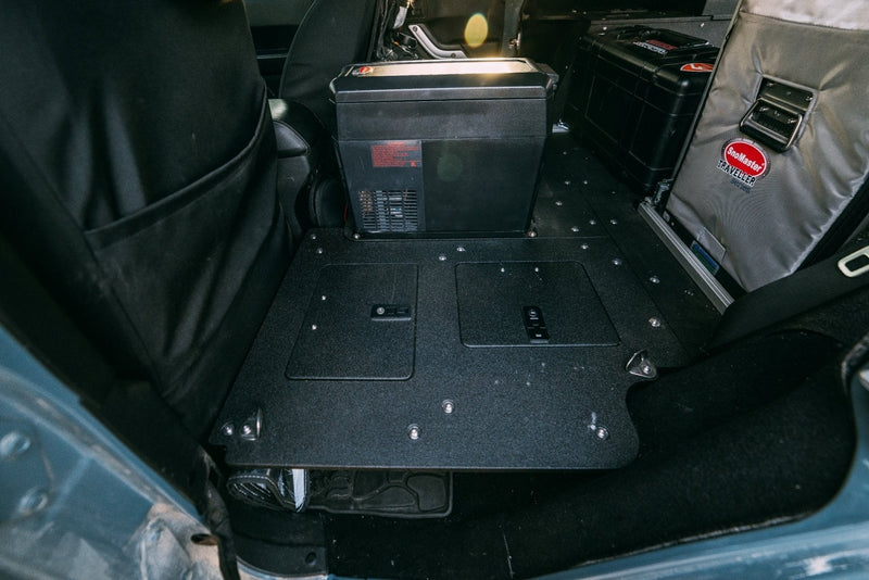Load image into Gallery viewer, Legacy Product - Jeep Wrangler 2007-2018 JKU 4 Door - Second Row Seat Delete Plate System
