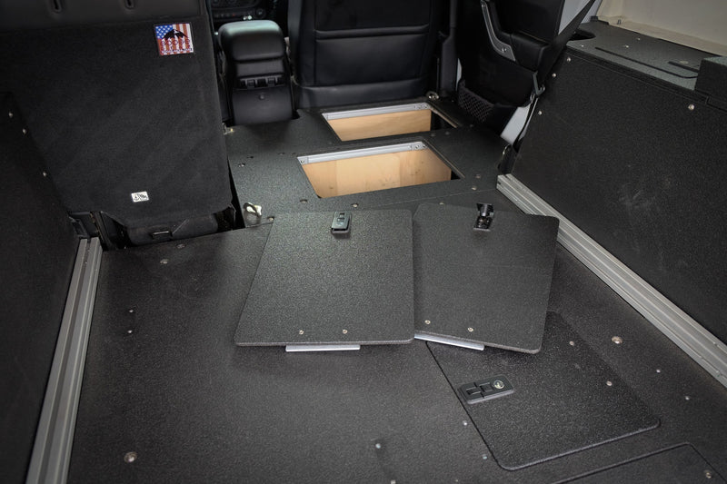 Load image into Gallery viewer, Legacy Product - Jeep Wrangler 2007-2018 JKU 4 Door - Second Row Seat Delete Plate System
