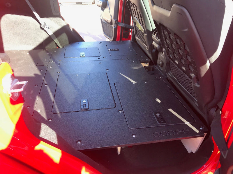 Load image into Gallery viewer, Jeep Wrangler 2018-2023 JLU 4 Door - Second Row Seat Delete Plate System
