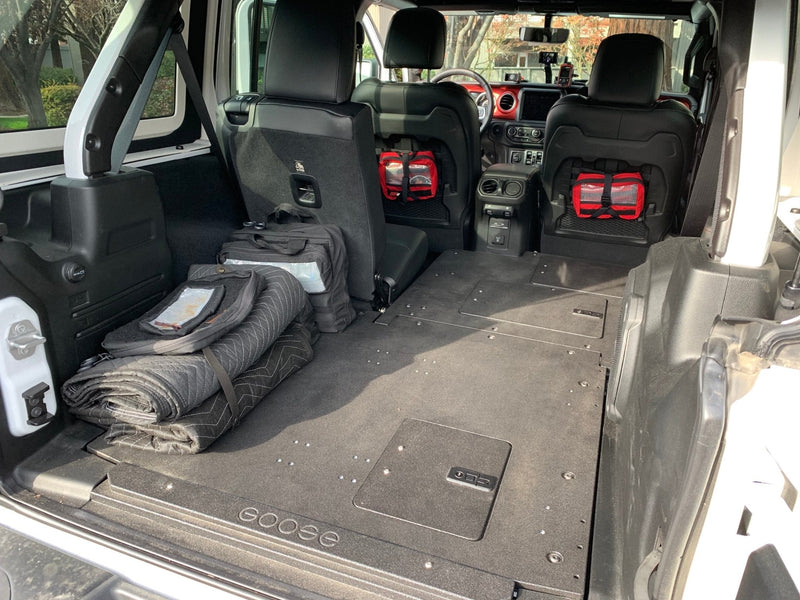 Load image into Gallery viewer, Jeep Wrangler 2018-2023 JLU 4 Door - Second Row Seat Delete Plate System
