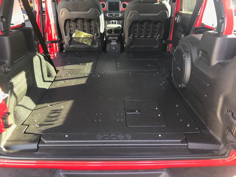 Load image into Gallery viewer, Jeep Wrangler 2018-2023 JLU 4 Door - Second Row Seat Delete Plate System
