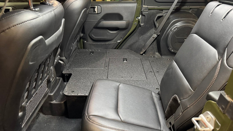 Load image into Gallery viewer, Jeep Wrangler 2024-Present JLU 4 Door - Second Row Seat Delete Plate System - V2
