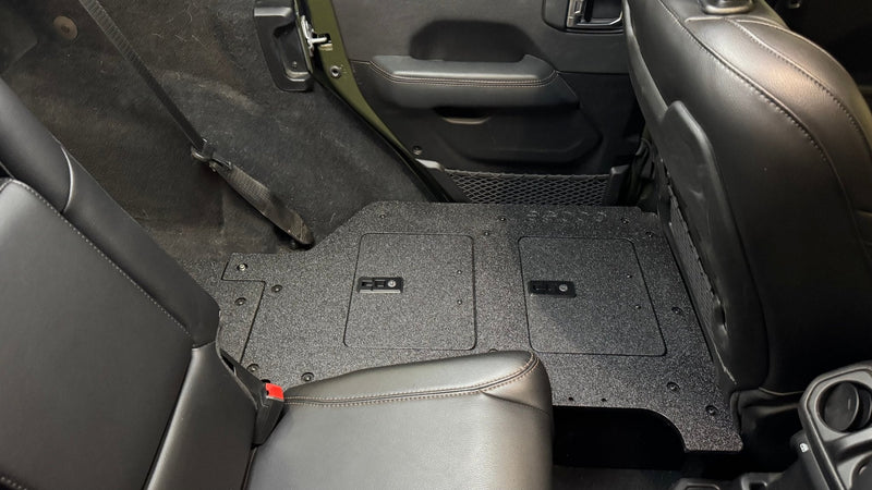 Load image into Gallery viewer, Jeep Wrangler 2024-Present JLU 4 Door - Second Row Seat Delete Plate System - V2
