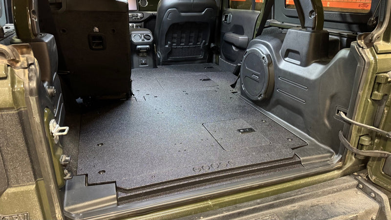 Load image into Gallery viewer, Jeep Wrangler 2024-Present JLU 4 Door - Second Row Seat Delete Plate System - V2
