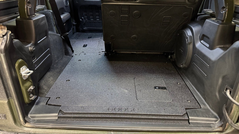 Load image into Gallery viewer, Jeep Wrangler 2018-2023 JLU 4 Door - Second Row Seat Delete Plate System - V2
