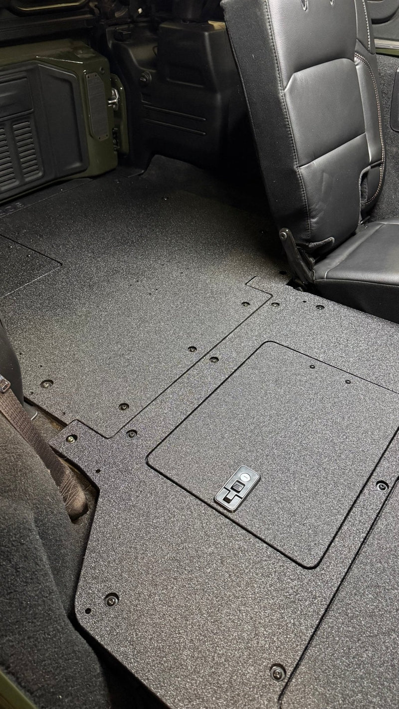 Load image into Gallery viewer, Jeep Wrangler 2018-2023 JLU 4 Door - Second Row Seat Delete Plate System - V2
