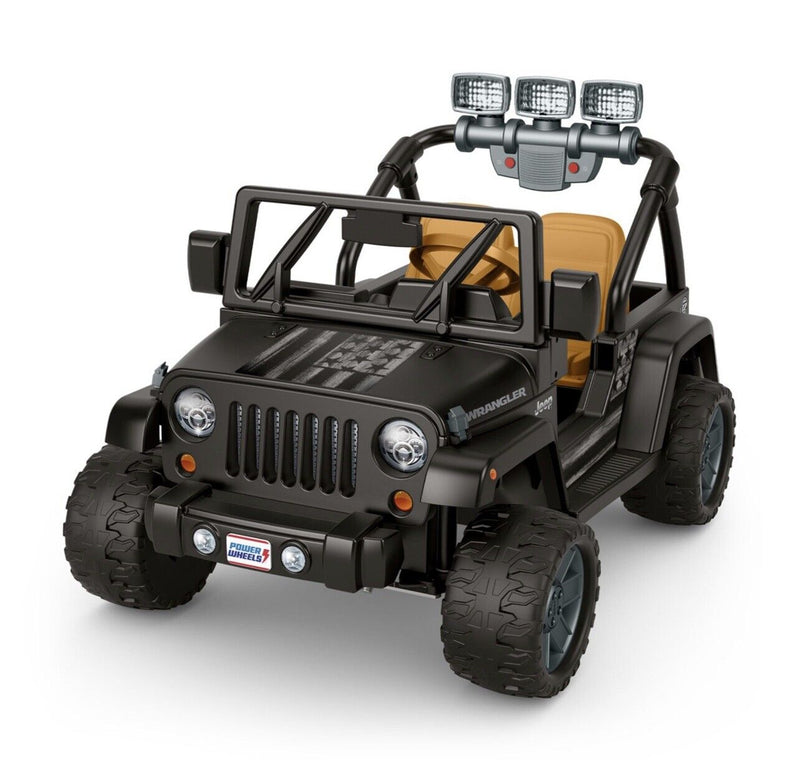 Load image into Gallery viewer, Jeep Wrangler Freedom Ride-On Toy Car with Fog Lights and Sounds - 12 Volt Power Wheels
