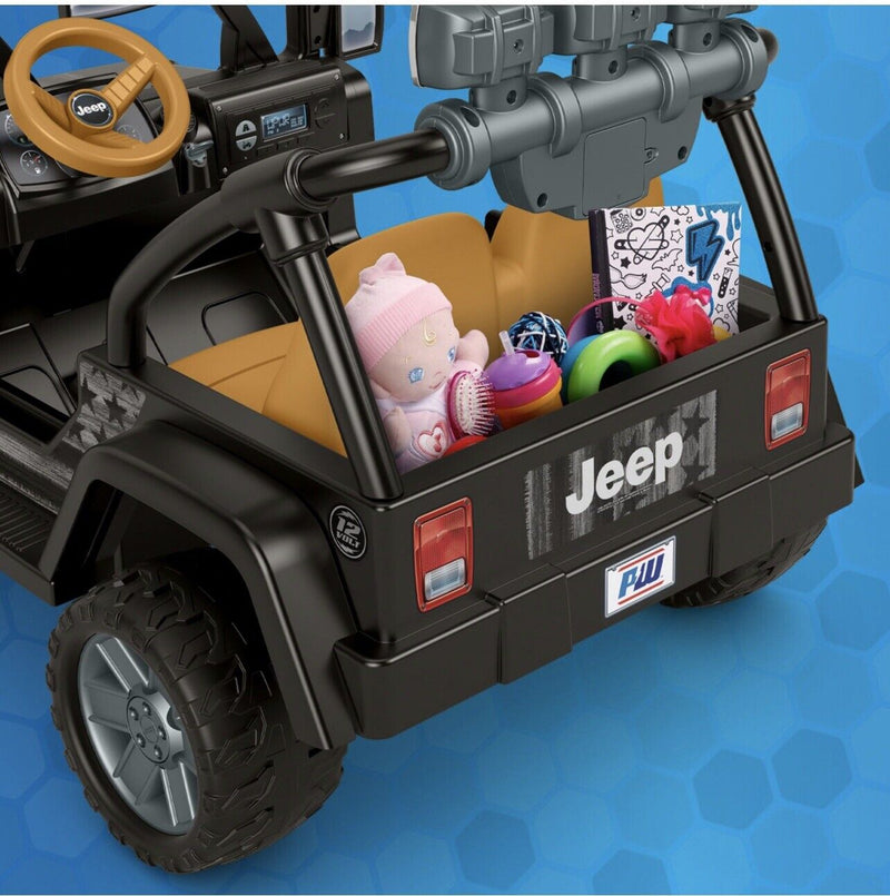 Load image into Gallery viewer, Jeep Wrangler Freedom Ride-On Toy Car with Fog Lights and Sounds - 12 Volt Power Wheels
