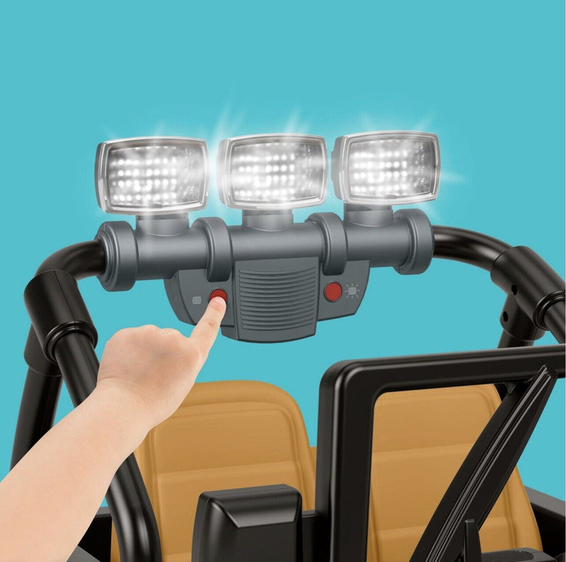 Load image into Gallery viewer, Jeep Wrangler Freedom Ride-On Toy Car with Fog Lights and Sounds - 12 Volt Power Wheels
