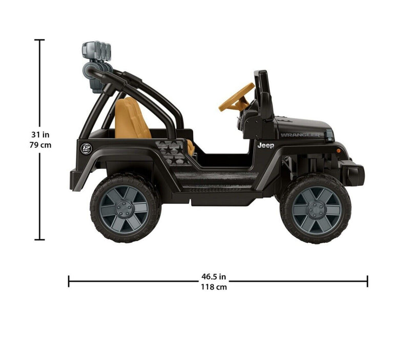Load image into Gallery viewer, Jeep Wrangler Freedom Ride-On Toy Car with Fog Lights and Sounds - 12 Volt Power Wheels
