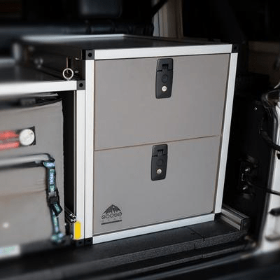 Load image into Gallery viewer, Jeep Wrangler JK 2007-2018 2 Door - Double Drawer Module 19 3/16" Wide x 28" Depth
