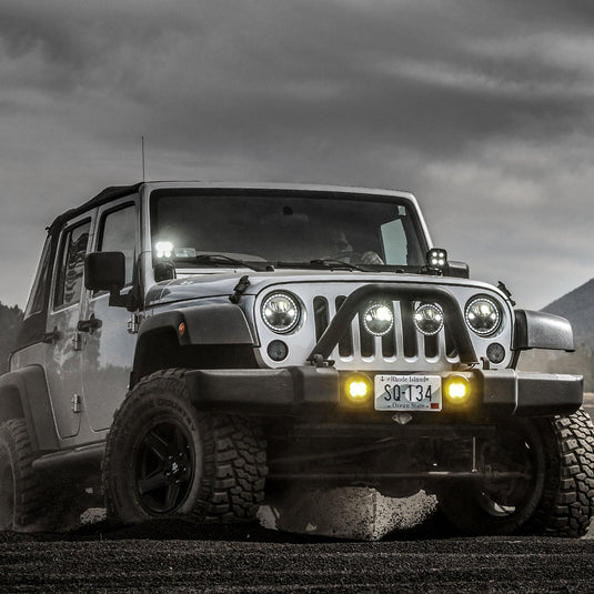CR-Series Performance LED Fog Light Upgrade Kit - Jeep Wrangler JK, JL & Gladiator JT