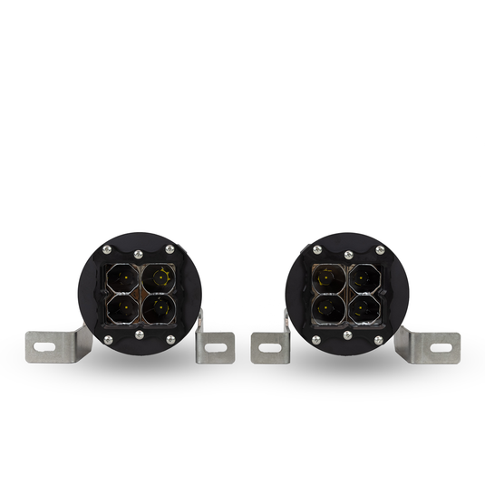 Jeep Wrangler Rubicon LED Fog Light Kit (2018-2020) - Steel Bumper