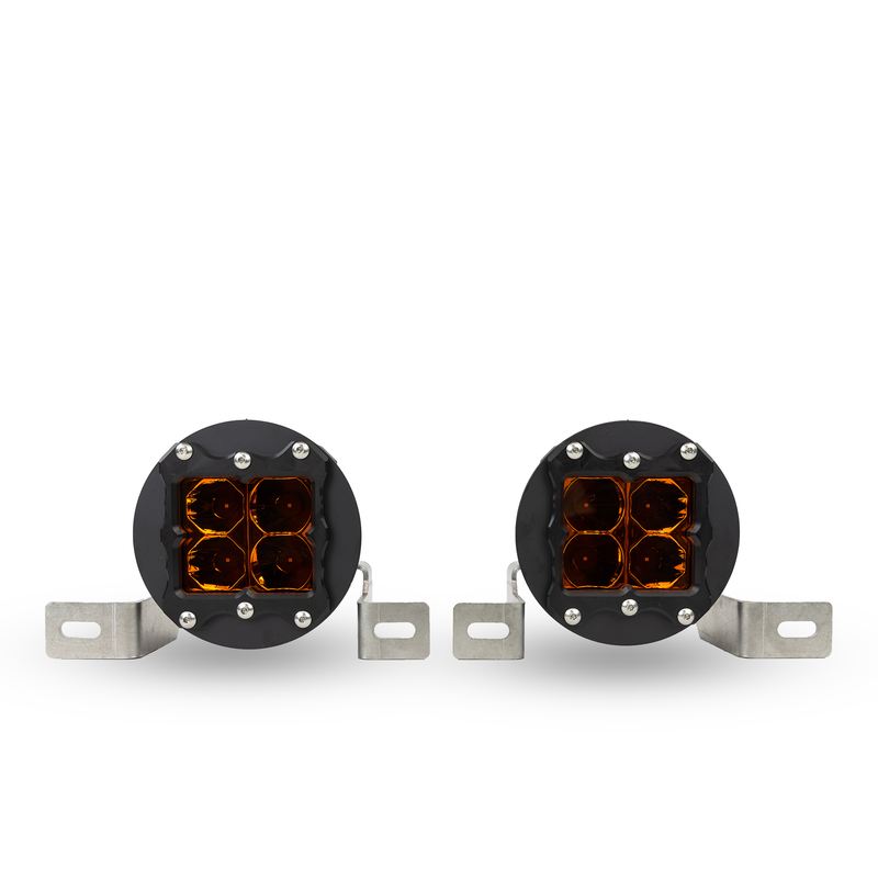 Load image into Gallery viewer, Jeep Gladiator Rubicon LED Fog Light Kit (2018+) - Steel Bumper
