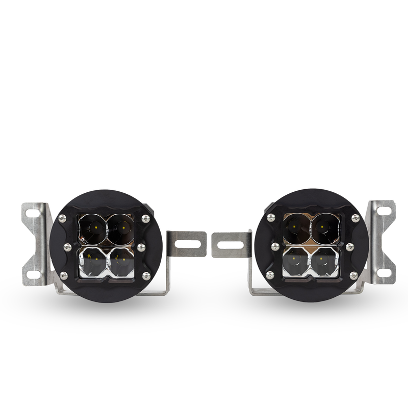 Load image into Gallery viewer, Jeep Gladiator Sport LED Fog Light Kit (2018+) - Plastic Bumper
