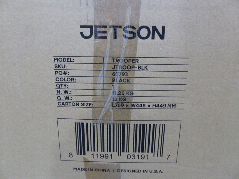 Load image into Gallery viewer, Jetson 6V Trooper Electric Ride-On with Foot Pedal Acceleration, 4 MPH, Black &amp; Red - Brand New
