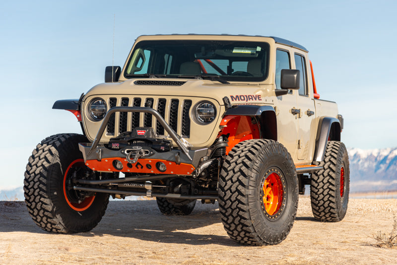 Load image into Gallery viewer, Nighthawk Stinger Front Bumper w- Aluminum Skid for JK, JL, &amp; JT
