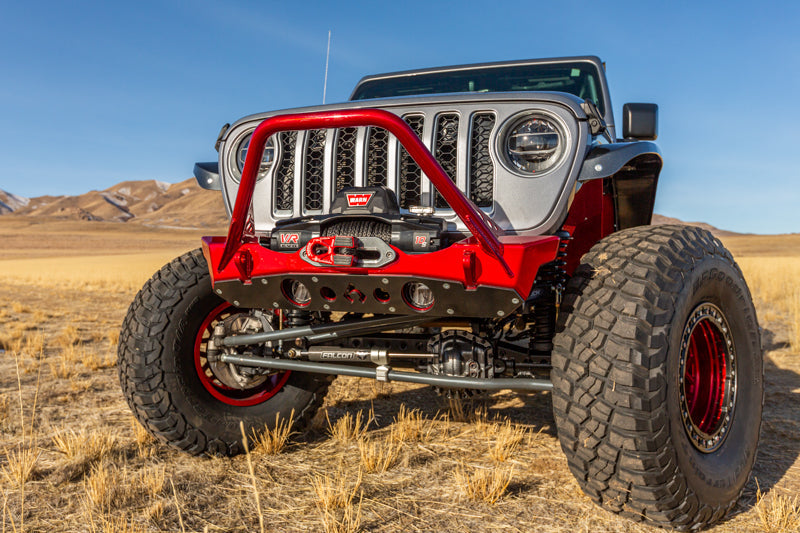 Load image into Gallery viewer, Nighthawk Stinger Front Bumper w- Aluminum Skid for JK, JL, &amp; JT
