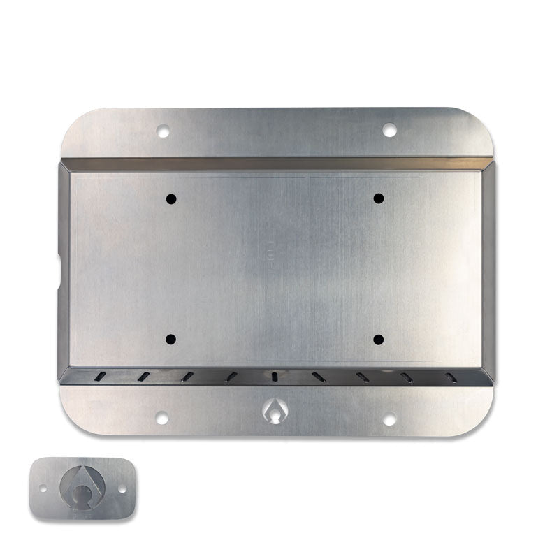 Load image into Gallery viewer, JK Spare Tire Delete Kit - Bare Aluminum
