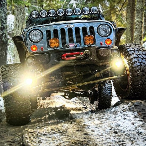 Load image into Gallery viewer, Jeep JK Steerable Knuckle Pod Light Mounts (2007-2018 Wrangler)
