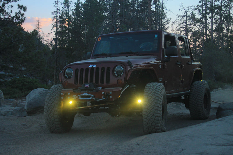 Load image into Gallery viewer, Jeep JK Steerable Knuckle Pod Light Mounts (2007-2018 Wrangler)

