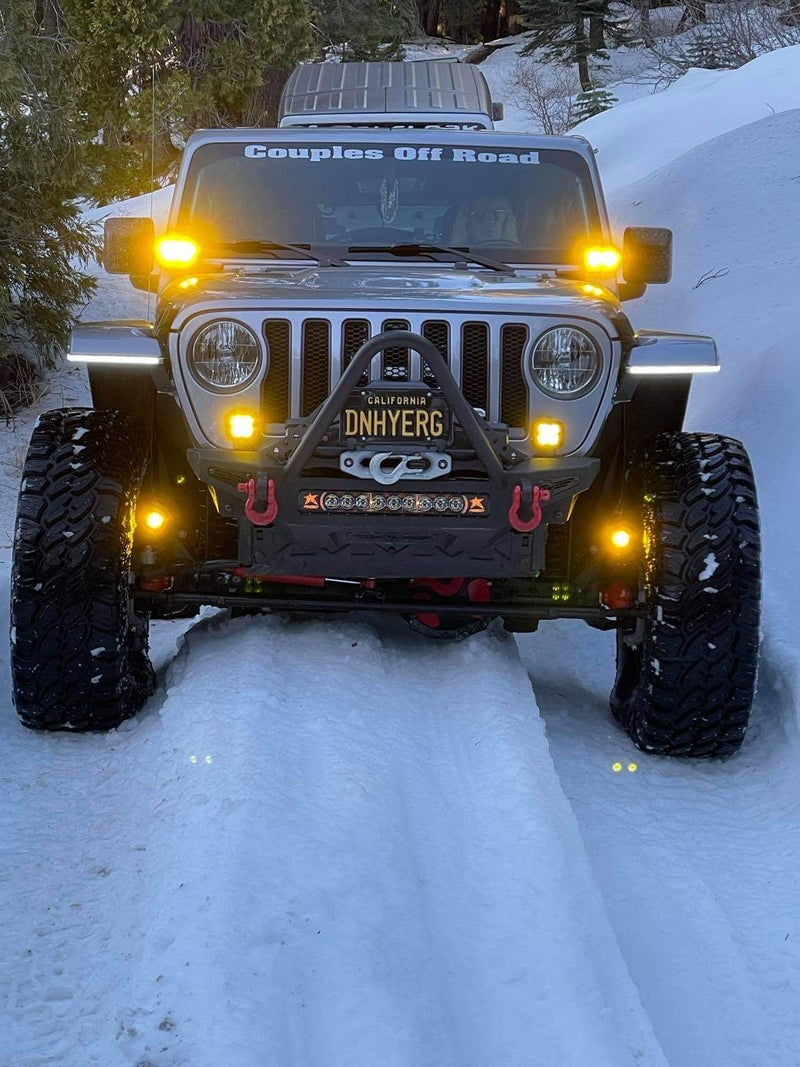 Load image into Gallery viewer, Jeep JL / JT Steerable Knuckle Pod Light Mounts (2018+ Gladiator/Wrangler)
