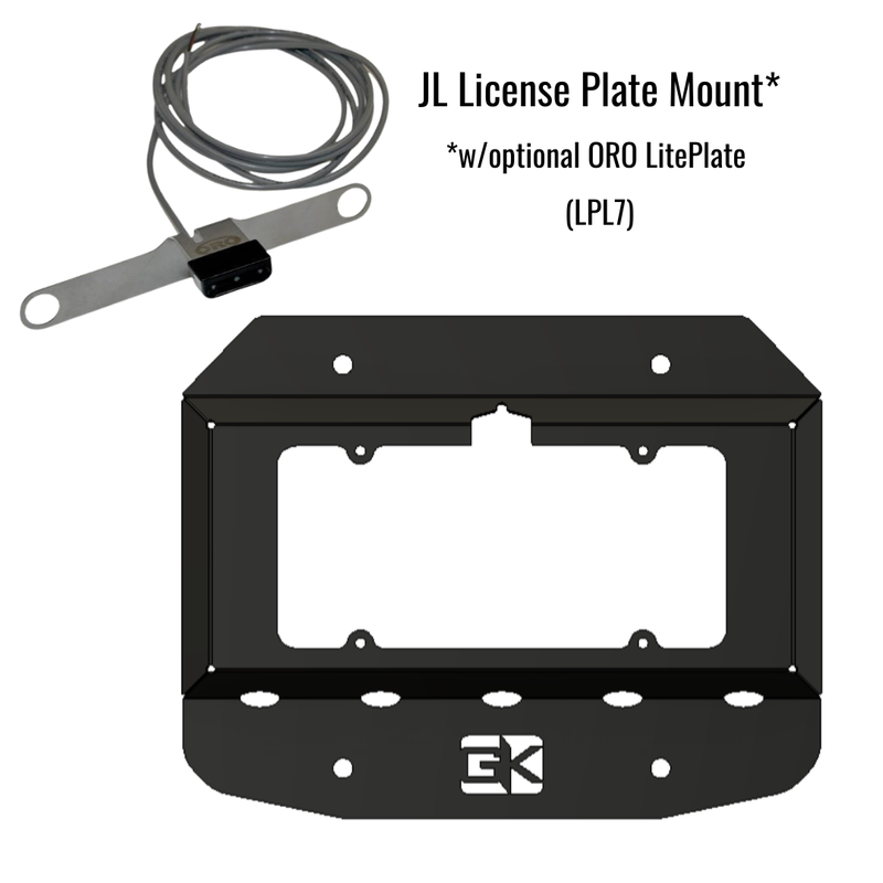 Load image into Gallery viewer, License Plate Relocation Kit for Jeep JL Wrangler 2018+
