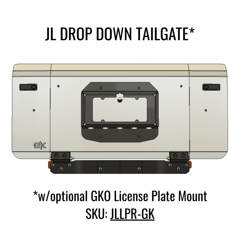Load image into Gallery viewer, Drop Down Tailgate For Jeep JL/JLU 2018+
