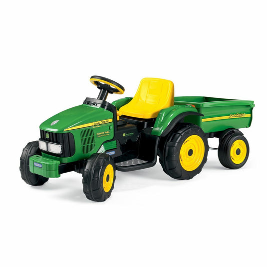 John Deere 6V Power Pull Tractor - Green: The Perfect Christmas Gift for Kids