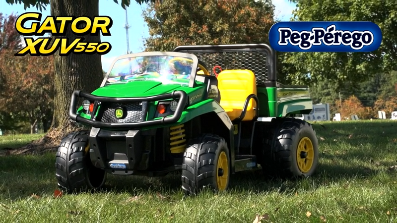 Load image into Gallery viewer, John Deere Gator XUV 12-volt Battery-powered Ride-on Toy by Peg Perego
