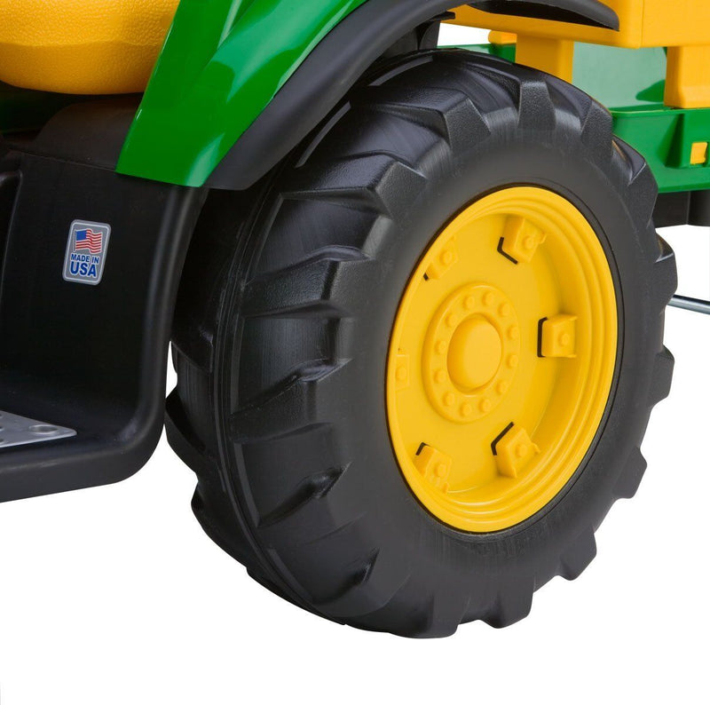 Load image into Gallery viewer, John Deere Ground Force Tractor and Trailer Set by Peg Perego
