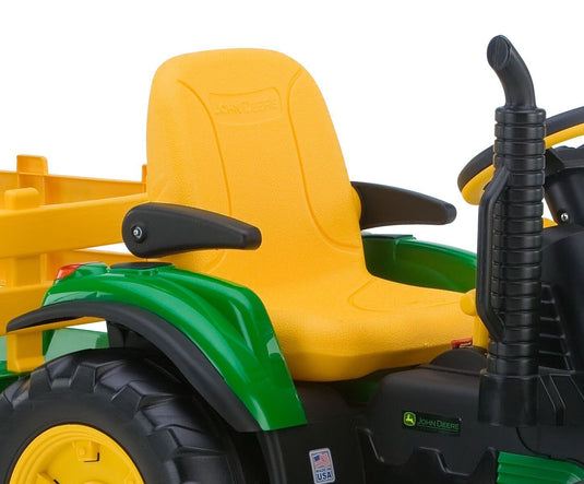 John Deere Ground Force Tractor and Trailer Set by Peg Perego