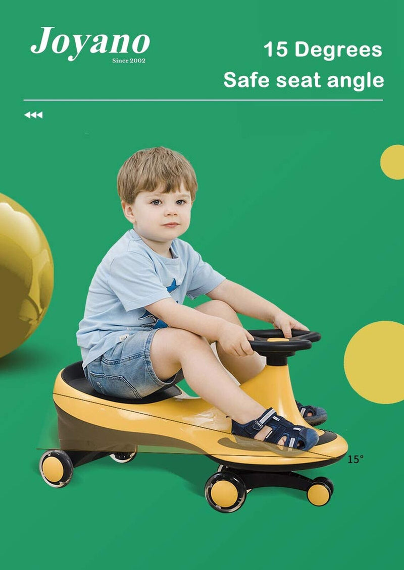 Load image into Gallery viewer, Joyano® LED Swing Car with Flashing Wheels for Kids - Wiggle and Ride Fun!
