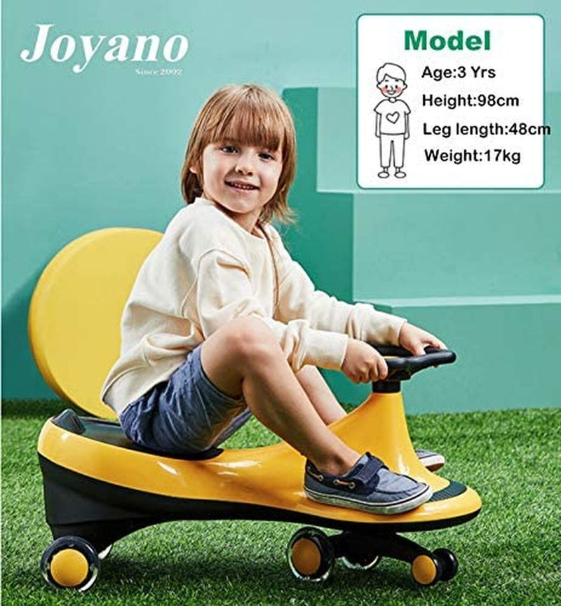 Load image into Gallery viewer, Joyano® LED Swing Car with Flashing Wheels for Kids - Wiggle and Ride Fun!

