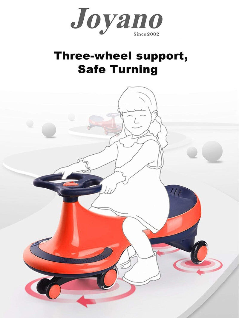 Load image into Gallery viewer, Joyano® LED Swing Car with Flashing Wheels for Kids - Wiggle and Ride Fun!
