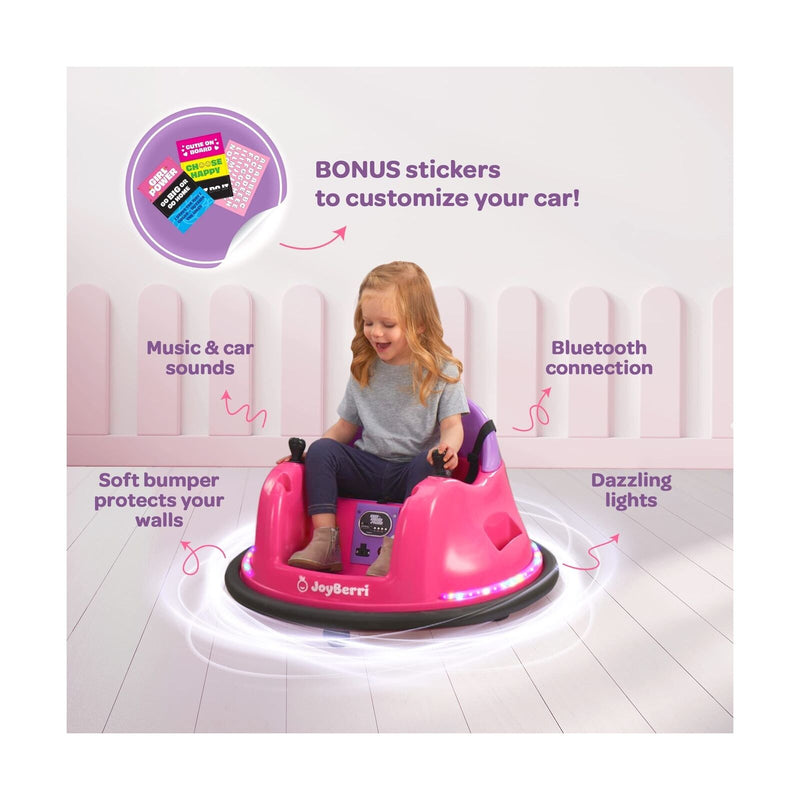 Load image into Gallery viewer, JoyBerri Bumper Car for Toddlers - Electric Ride On Toy for Babies and Kids
