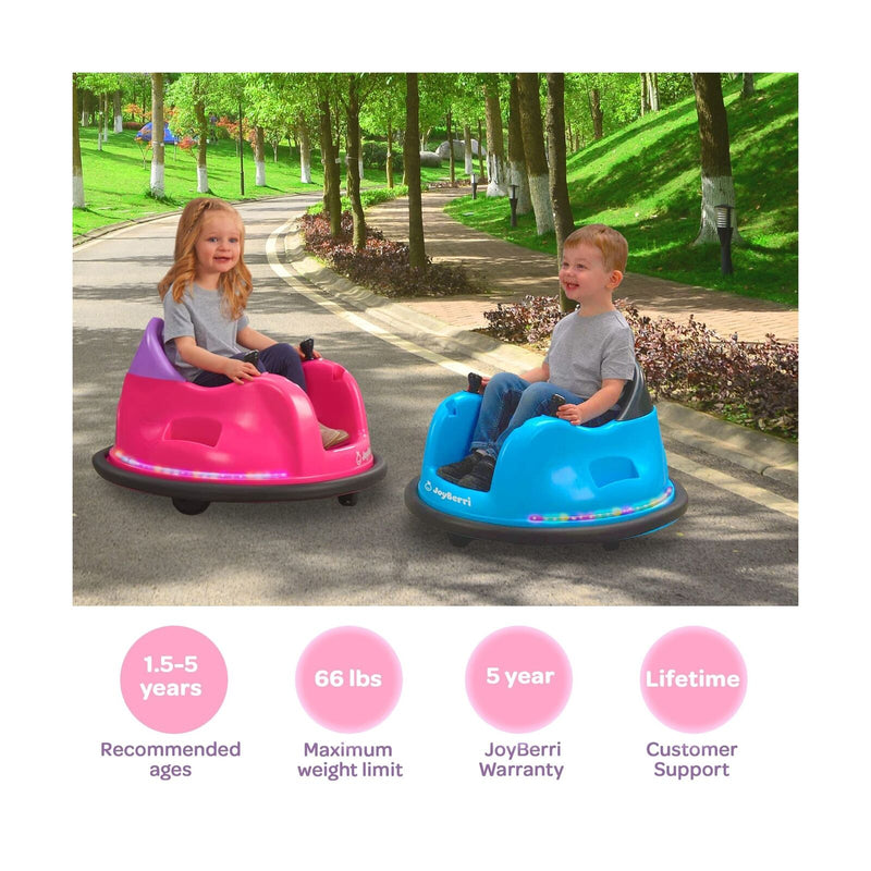 Load image into Gallery viewer, JoyBerri Bumper Car for Toddlers - Electric Ride On Toy for Babies and Kids
