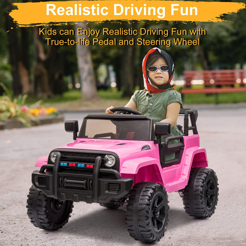 Load image into Gallery viewer, JOYMOR 12V Kids Ride-On Truck with Remote Control, Adjustable Speeds, and MP3 Player
