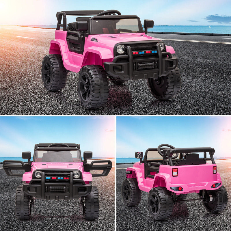 Load image into Gallery viewer, JOYMOR 12V Kids Ride-On Truck with Remote Control, Adjustable Speeds, and MP3 Player
