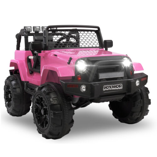 Load image into Gallery viewer, JOYMOR 12V Kids Ride on Truck with Remote Control, Spring Suspension, Music, and Horn
