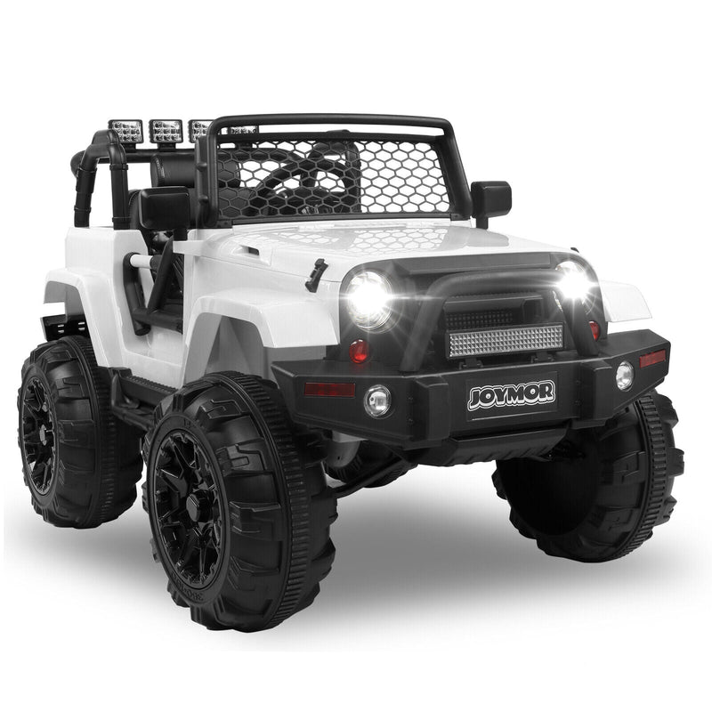 Load image into Gallery viewer, JOYMOR 12V Kids Ride on Truck with Remote Control, Spring Suspension, Music, and Horn
