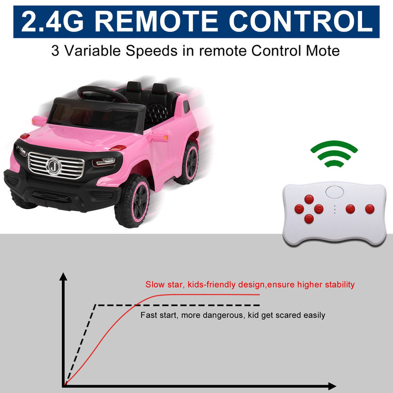 Load image into Gallery viewer, JOYMOR 6V Electric Ride-On Truck for Kids with Remote Control, Music, LED Lights, and Horn

