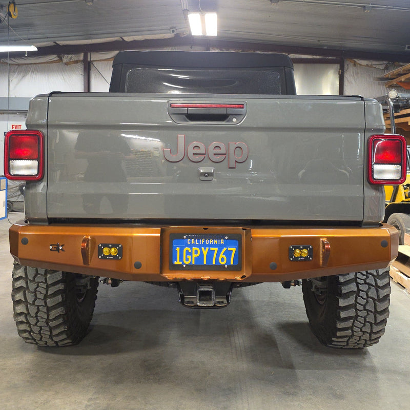 Load image into Gallery viewer, Gauntlet Rear Bumper for 2020+ Jeep Gladiator JT
