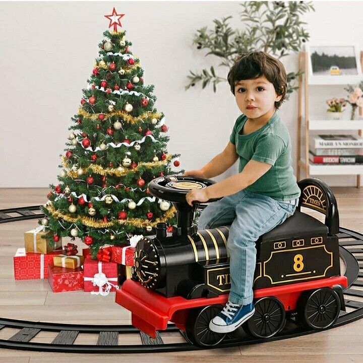 Load image into Gallery viewer, Juego de Tren Eléctrico con Pista para Niños Pequeños: ¡Tu Hijo Podrá Pasear como un Verdadero Maquinista!
