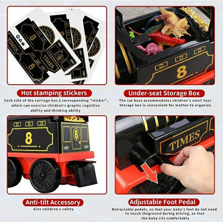 Load image into Gallery viewer, Juego de Tren Eléctrico con Pista para Niños Pequeños: ¡Tu Hijo Podrá Pasear como un Verdadero Maquinista!
