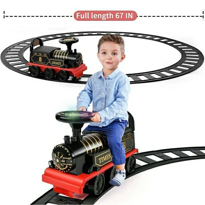Load image into Gallery viewer, Juego de Tren Eléctrico con Pista para Niños Pequeños: ¡Tu Hijo Podrá Pasear como un Verdadero Maquinista!
